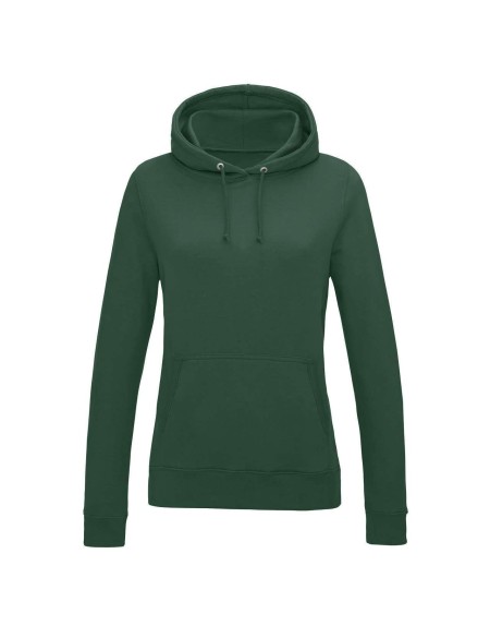 Damen-Sweatshirt JustHoods - Flaschengrün M