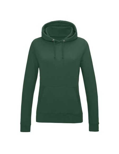 Damen-Sweatshirt JustHoods - Flaschengrün L