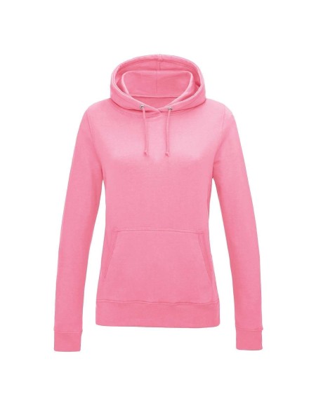 Damen-Sweatshirt JustHoods - Candyfloss Pink XXL