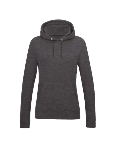 Damen JustHoods Kapuzenpullover – Anthrazit M