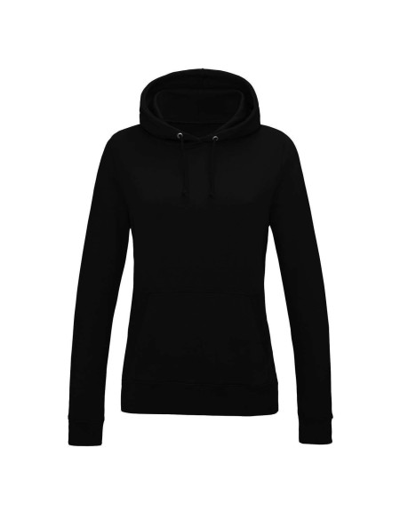 Damen-Sweatshirt JustHoods - Tiefschwarz XL