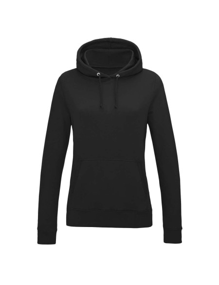 Damen-Sweatshirt JustHoods - Tiefschwarz XXL