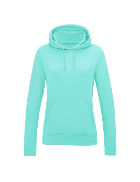 JustHoods Damen Kapuzenpullover – Peppermint XL