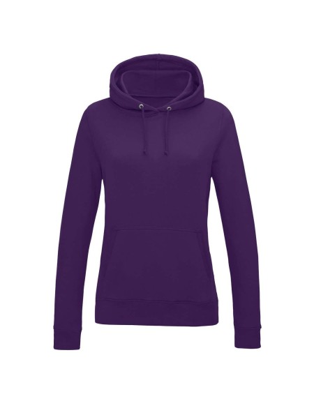 JustHoods Damen Kapuzenpullover - Lila S