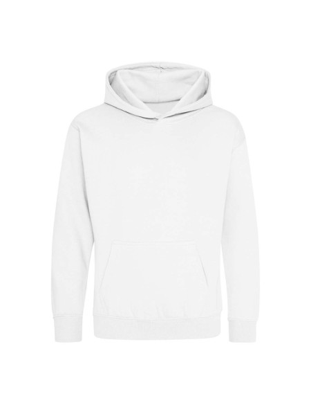 Kinder-Sweatshirt JustHoods - Arktisweiß 7/8 Jahre
