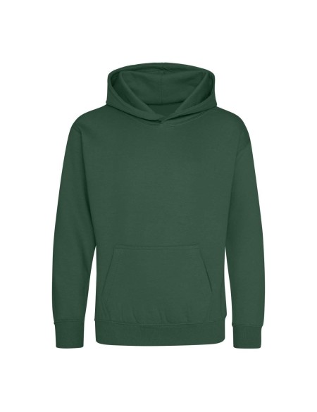 Kinder-Sweatshirt JustHoods - Flaschengrün 1/2 Jahre