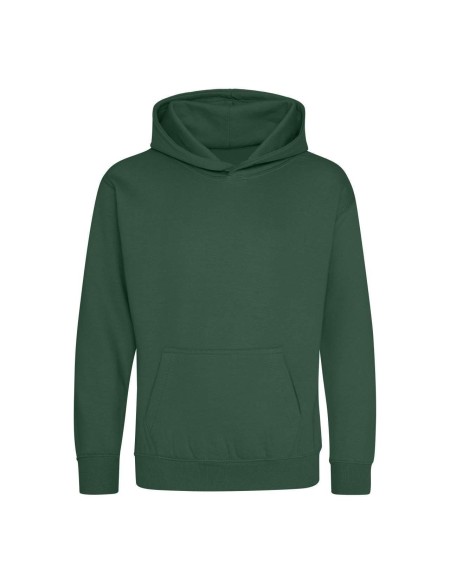 Kinder-Sweatshirt JustHoods - Flaschengrün 3/4 Jahre