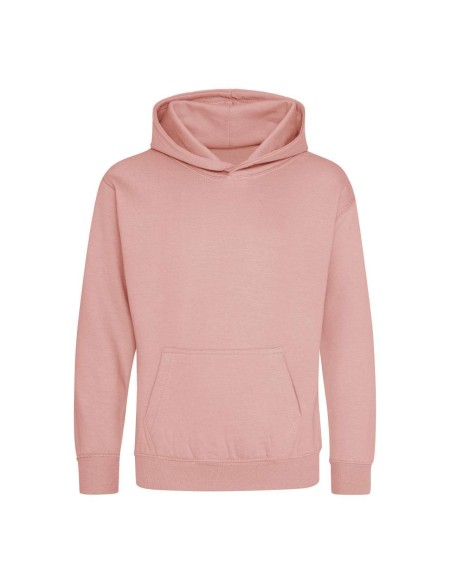 Kinder-Sweatshirt JustHoods - Dusty Pink 12/13 Jahre