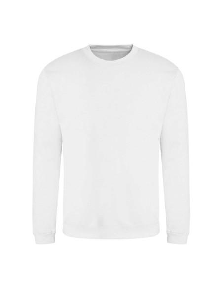 Unisex-Sweatshirt ohne Kapuze JustHoods - Arktisweiß XXL