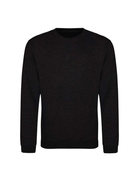 Unisex Kapuzenpullover ohne Kapuze JustHoods - Black Smoke S