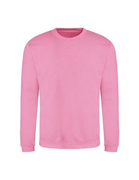 Unisex Kapuzenpullover ohne Kapuze JustHoods - Candyfloss pink XXL