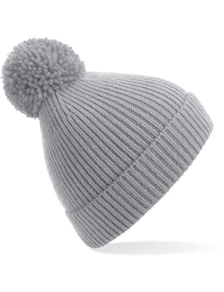 Čepice s bambulí B382 - Light grey