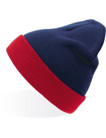 Strickmütze ''Wind - Navy/rot