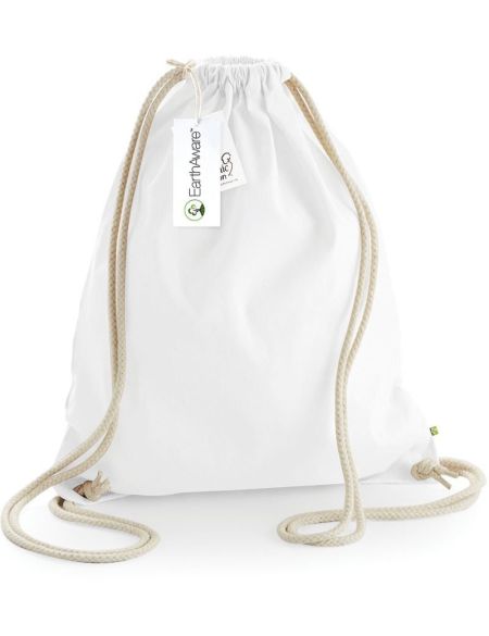 Schwere Bio-Baumwolltasche W810 – Weiß