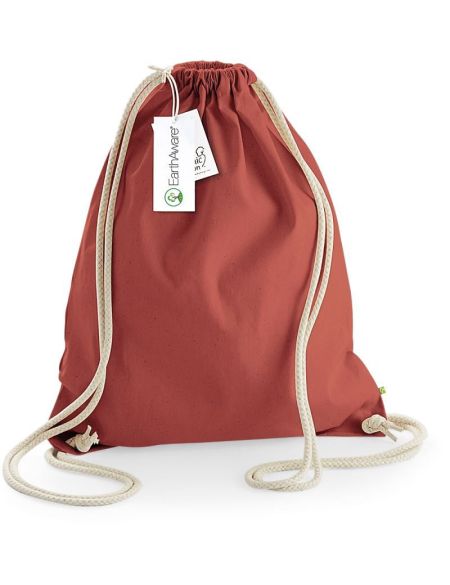 Schwere Bio-Baumwolltasche W810 – Rostorange