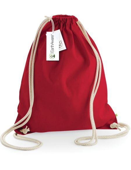 Schwere Bio-Baumwolltasche W810 – Klassisches Rot