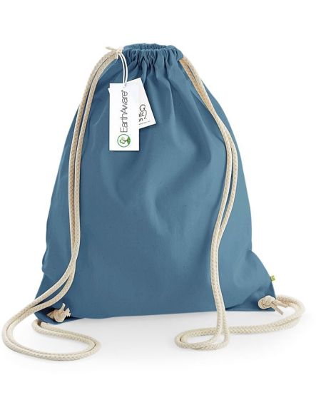 Tasche aus schwerer Bio-Baumwolle W810 – Airforceblau