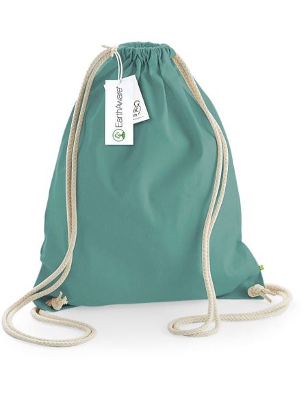 Tasche aus schwerer Bio-Baumwolle W810 – Salbeigrün