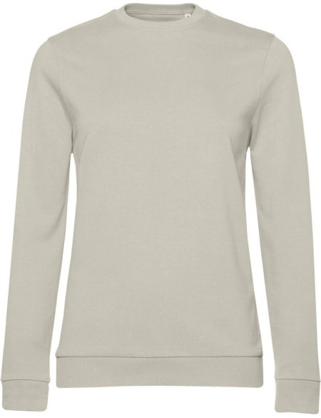 Damen-Sweatshirt ohne Kapuze #Set In - Grauer Nebel L