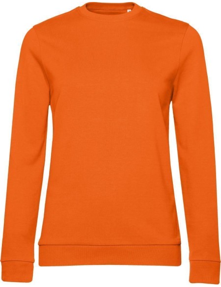 Damen-Sweatshirt ohne Kapuze #Set In - Pure Orange XL