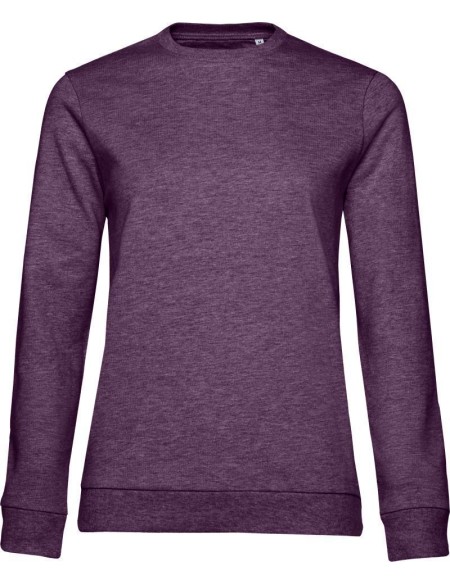 Damen-Hoodie #Set In - Heather Purple L