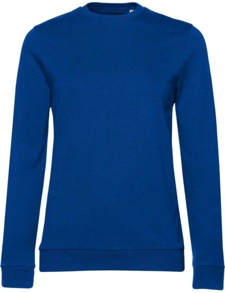 Damen-Sweatshirt ohne Kapuze #Set In - Königsblau XL