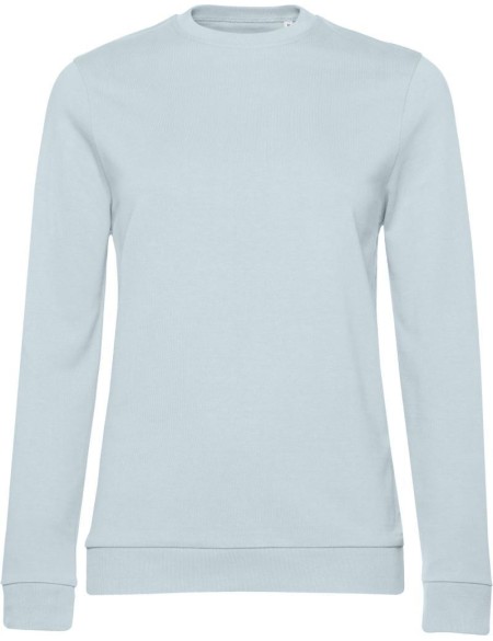 Damen-Sweatshirt ohne Kapuze #Set In - Pure sky XS