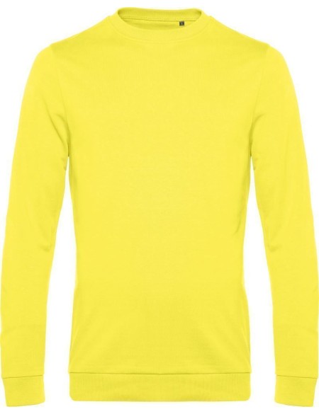 Herren-Sweatshirt ohne Kapuze #Set in - Solargelb XL