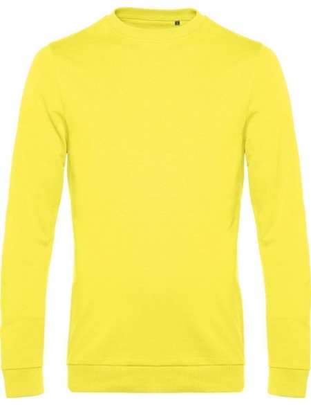 Herren-Sweatshirt ohne Kapuze #Set in - Solargelb XXL