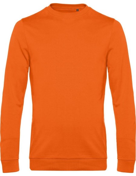Herren-Sweatshirt ohne Kapuze #Set in - Pure Orange XS