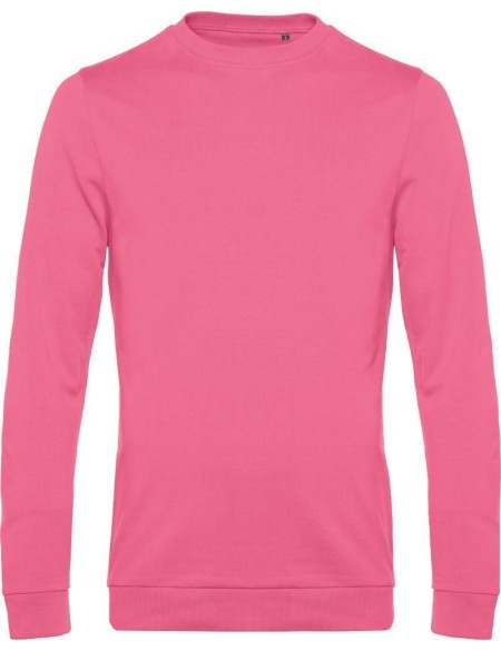 Herren-Sweatshirt ohne Kapuze #Set in - Pink Fizz XXL