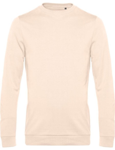 Herren-Sweatshirt ohne Kapuze #Set in - Blassrosa L