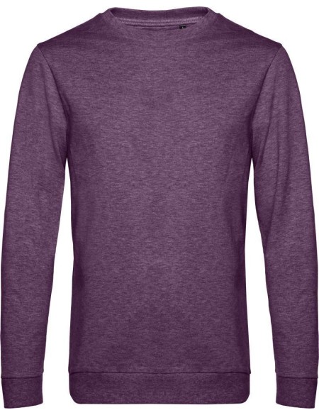 Pánská mikina bez kapuce #Set in - Heather purple XXL