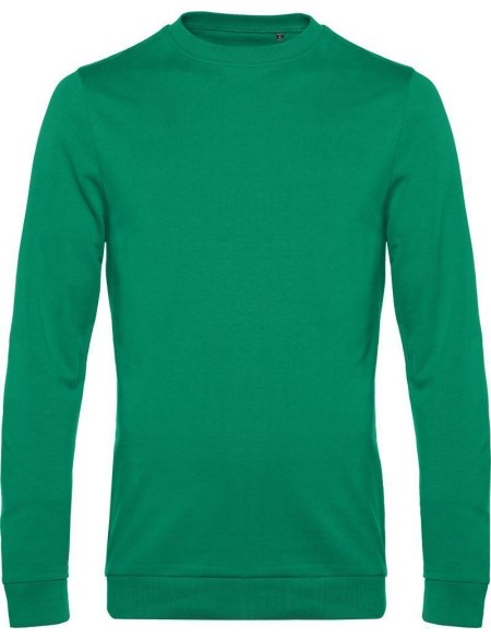 Herren-Sweatshirt ohne Kapuze #Set in - Kelly Green 3XL
