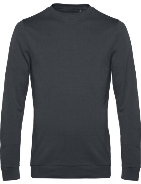Herren-Sweatshirt ohne Kapuze #Set in - Asphalt XXL