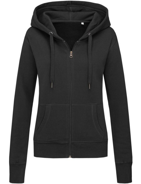 Stedman 5710 Damen Kapuzenpullover - Black Opal S