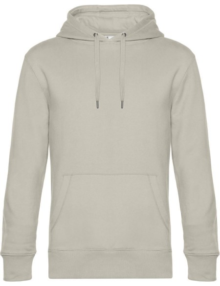 Herren Kapuzenpullover KING Hooded - Grauer Nebel XL