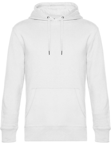 Herren Kapuzenpullover KING Hooded - Weiß XL