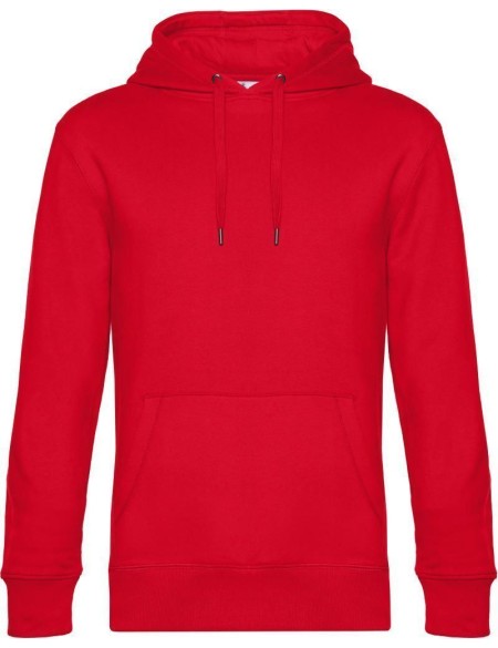 Herren Kapuzenpullover KING Hooded - Rot L