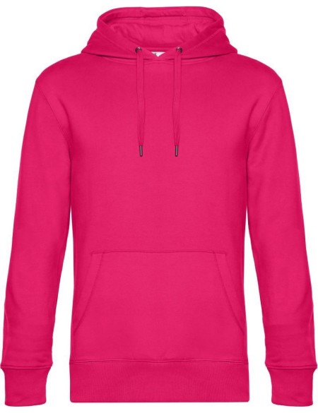 Herren Kapuzenpullover KING Hooded - Magenta Pink XS