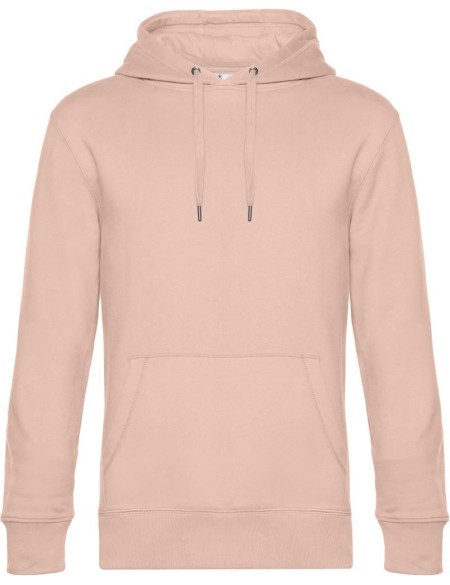 Herren Kapuzenpullover KING Hooded - Soft Rose XXL