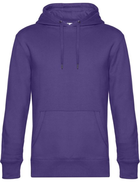 Herren Kapuzenpullover KING Hooded - Strahlendes Lila M