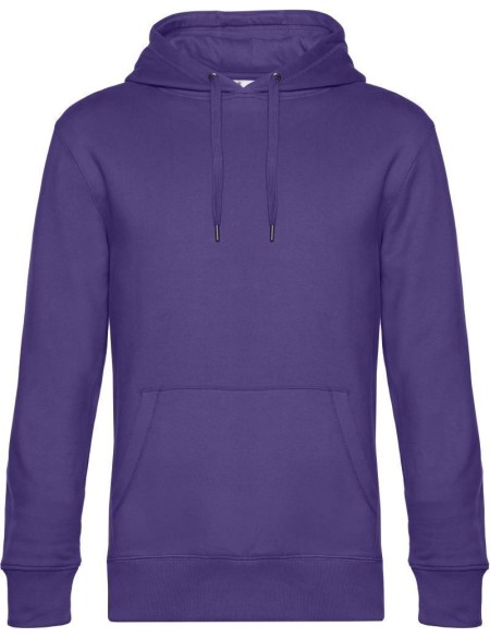 Herren Kapuzenpullover KING Hooded - Strahlendes Lila XL
