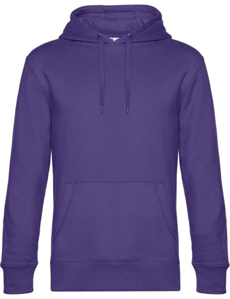 Herren Kapuzenpullover KING Hooded - Strahlendes Lila 3XL