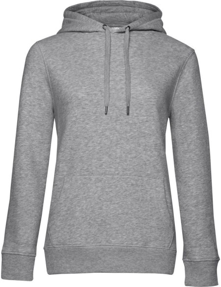 Damen Kapuzenpullover KING Hooded - Heather grey M