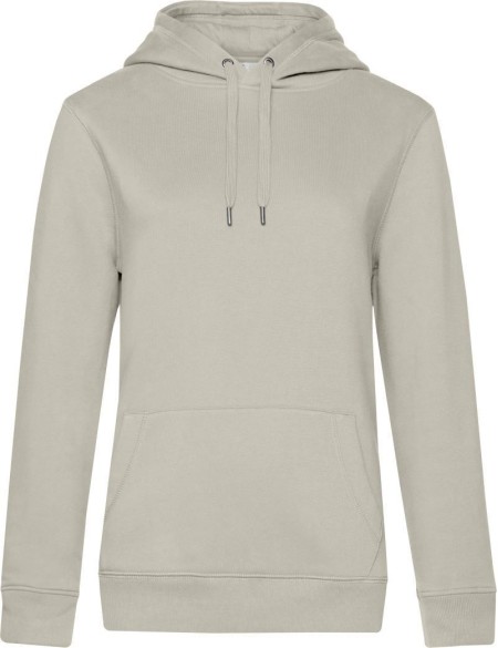Damen-Kapuzenpullover KING Hooded - Grauer Nebel XXL