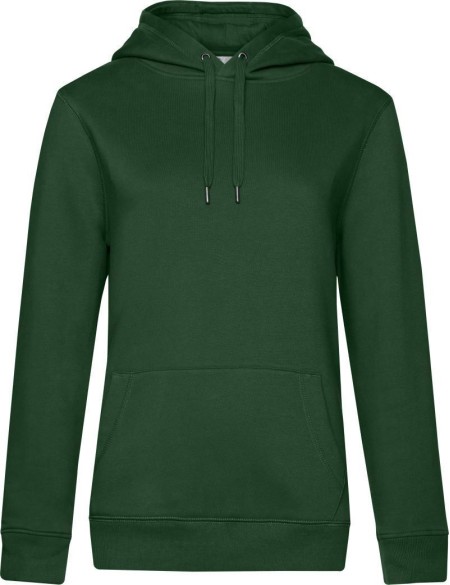 Damen Kapuzenpullover KING Hooded - Flaschengrün L