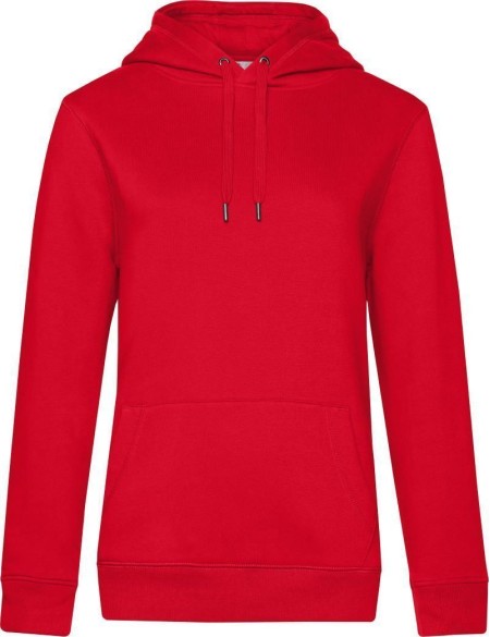 Damen Kapuzenpullover KING Hooded - Rot L
