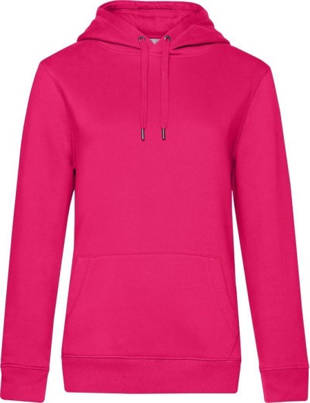 Damen-Kapuzenpullover KING Hooded - Magentarosa M