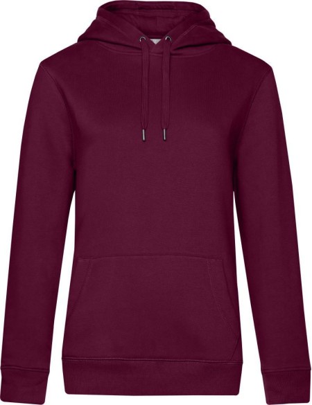 Damen Kapuzenpullover KING Hooded - Dark Cherry S